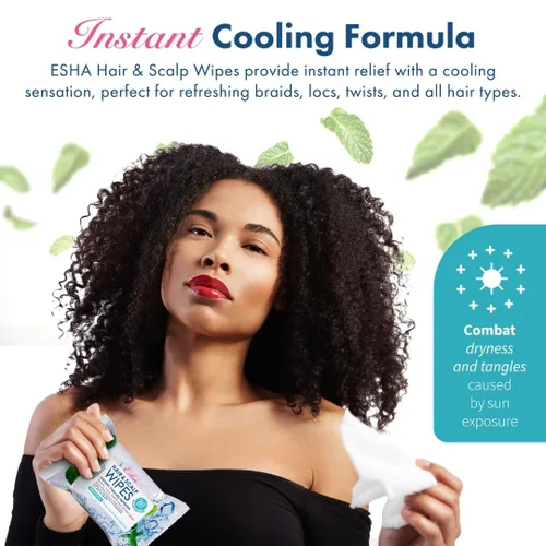 Miniatura 6 de Esha Kit de desintoxicación – Toallitas para cabello y cuero cabelludo + polvo de desintoxicación de pomelo – Limpieza del cuero cabelludo y cuidado