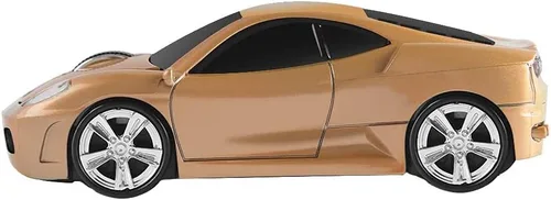 Miniatura 3 de Ratón inalámbrico para computadora, mouse óptico con forma de automóvil deportivo 3D, mouse ergonómico para computadora portátil de escritorio
