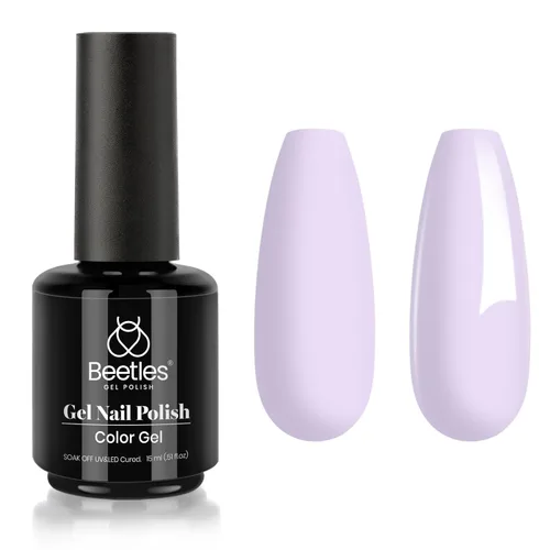 Miniatura 306 de Beetles - Esmalte de uñas de gel marrón – 0.5 onzas líquidas de esmalte de gel marrón oscuro, lámpara LED UV para uñas, regalo de manicura para I