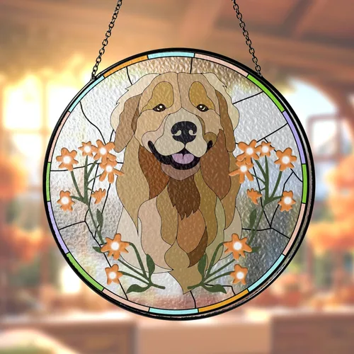 Miniatura 25 de LOVELYPOD Atrapasoles - Regalos conmemorativos de perro para amantes de los perros, una decoración de perro negro en la luna, colgantes de ventana