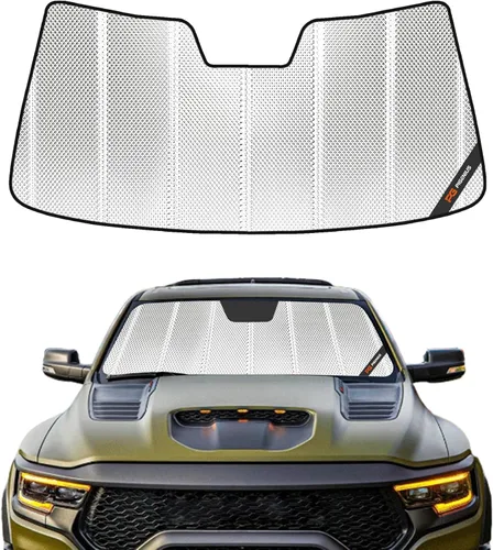 Miniatura 16 de Pigenius Parasol de Parabrisas para Dodge Ram 1500 2002-2008 Protección Solar para Ventana Delantera - Salvaguarda