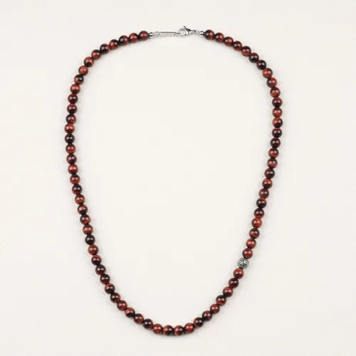 Miniatura 4 de GAVU Collar de cuentas de gemas semipreciosas de 8mm para hombres, collares de cristal curativos para hombres