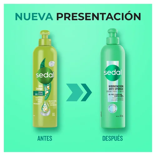 Miniatura 7 de Sedal Anti Esponja con Crema Peinadora Complejo Hidratante 10.1 fl oz