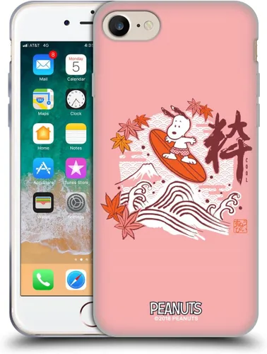 Miniatura 231 de Carcasa de gel para iPhone 7 Plus/iPhone 8 Plus, diseño de Snoopy Oriental de Peanuts, Badges