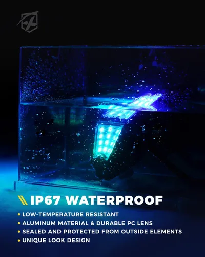 Miniatura 4 de Xprite 4 Vainas Luces LED RGB Rock, Aluminio Ángulo Amplio 220° con Control Remoto APP/RF Efecto de Secuencia, Sincronización de Música y Señales