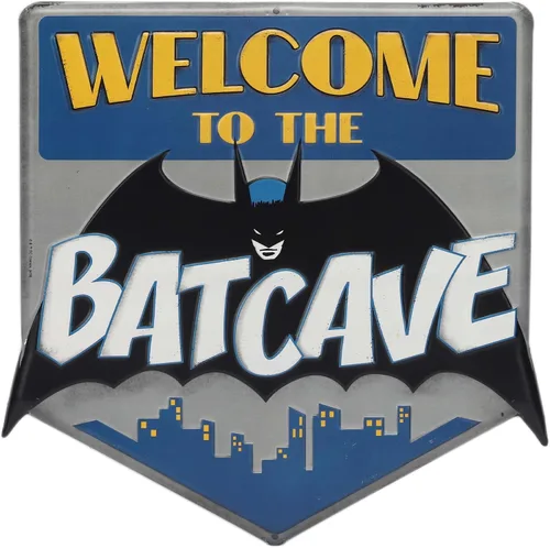 Miniatura 15 de DC Comics Batman Pop Art - Letrero redondo de metal, arte de pared retro de Batman para cueva de hombre, habitación de adolescentes o sala de cine