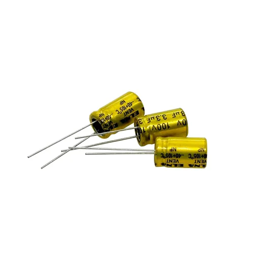 Miniatura 9 de 10 unids 2.2uF 100V condensador electrolítico no polarizado 10x17mm (0.39x0.67in) NP para audio tweeter condensador divisor de frecuencia