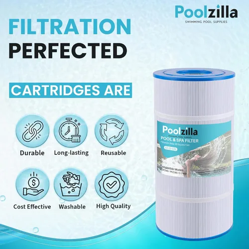 Miniatura 5 de Poolzilla Paquete de 4 filtros de repuesto para piscina PLFPCC60, Pleatco PCC60, Pentair CCP240, R173572, 178569, Unicel C-7469, Filbur FC-1975