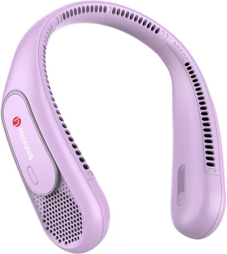 Miniatura 13 de Hotsales Ventilador de cuello, manos libres, sin aspas, portátil, recargable, funciona con batería de 6000 mAh, ventilador personal portátil