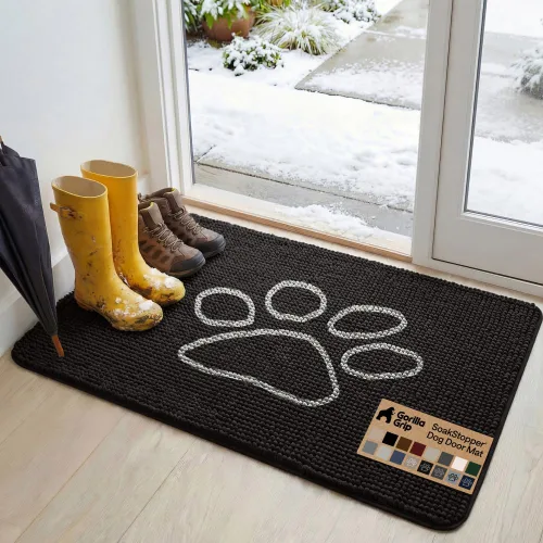 Miniatura 32 de GORILLA GRIP Soakstopper - Tapete ultra absorbente y antideslizante para las patas sucias de los perros, lavable a máquina, para cama y puerta