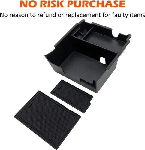 Miniatura 7 de Compatible con Subaru Impreza 2017-22 2023 y Crosstrek 2018 2019 2020 2021 2022 2023 Accesorios Organizador de bandeja de consola central, caja