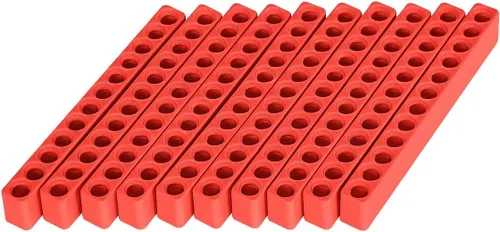 Toolcool Organizador de brocas hexagonales de 12 agujeros, 10 unidades, 1/4 pulgadas, almacenamiento de brocas, plástico flexible
