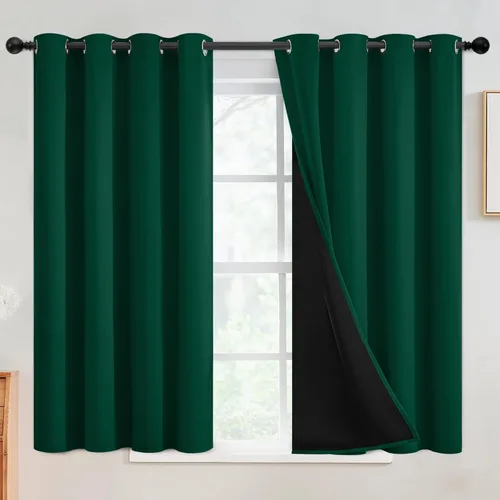 Miniatura 132 de SimpleHome - Cortinas opacas 100% para recámara, cortinas de ventana con ojales beige, con aislamiento térmico, cortinas de oscurecimiento