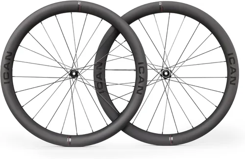 Miniatura 7 de ICAN AERO40II-41.62 oz/AERO50II-44.27 oz Disco Carbono Bicicleta de Carretera Juego de Ruedas 700C Freno de Disco 0.906 in Ancho Interior Clincher