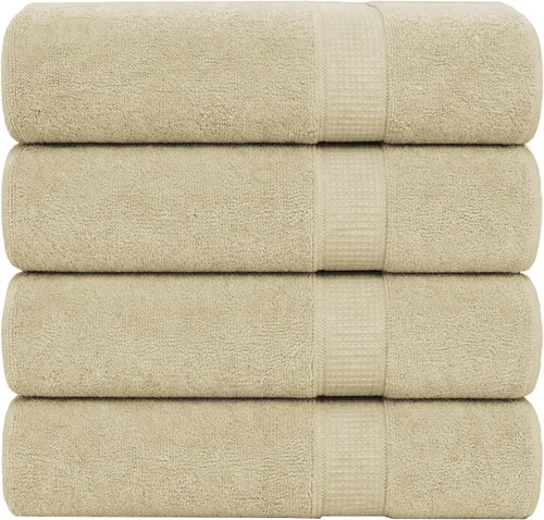 Miniatura 55 de GOLD TEXTILES Toalla 100% algodón, paquete de 12, 13 x 13 pulgadas, color blanco, ultra suave, altamente absorbente, de larga duración y de secado