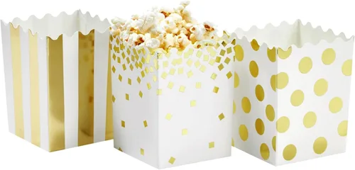 Miniatura 9 de Juvale Mini cajas de palomitas de maíz, recipientes para suministros de bares, decoración de carnaval, decoraciones de circo y recuerdos de fiesta