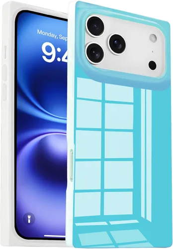 Miniatura 32 de Funda rectangular compatible con iPhone 15 Neon para mujer, diseño de lujo de fluorescencia brillante, flexible, suave, delgada, de gel de goma TPU