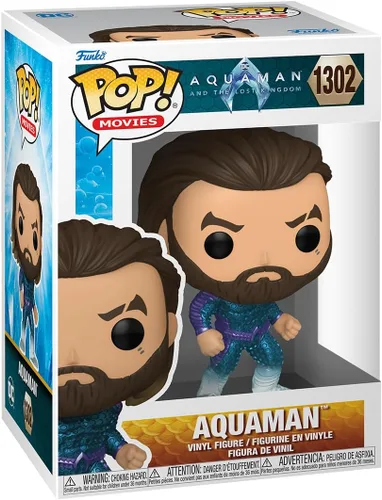 Funko Pop! Movies: DC - Aquaman - Figura de vinilo coleccionable - Idea de regalo - Producto oficial - para niños y adultos - Fans de películas -