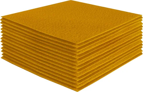 Miniatura 23 de FabricLA Hojas de fieltro acrílico para manualidades, cuadrados de fieltro precortados suaves de 4 x 4 pulgadas (3.9 in x 3.9 in), utiliza hojas