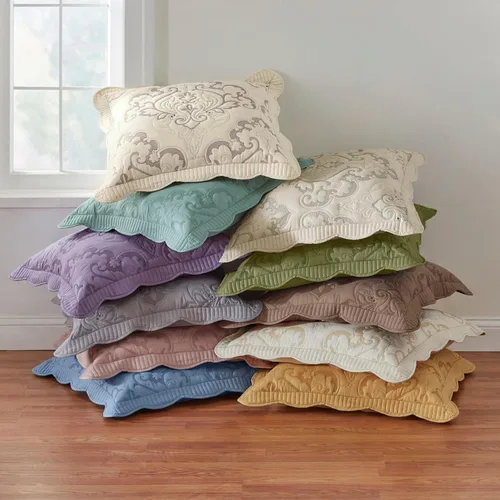 Miniatura 2 de BrylaneHome Amelia Euro Sham - Euro, Marfil