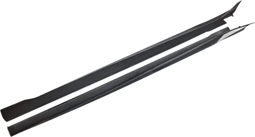 Miniatura 4 de CHIESMA Faldas laterales para Honda Civic de 11ª generación 2022-2025 Sedan y Hatchback ABS Fibra de carbono Estilo RS Estilo Rocker Extensión Panel