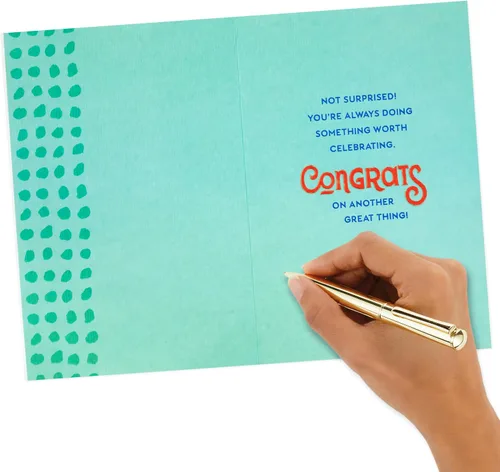 Miniatura 5 de Hallmark - Tarjeta de felicitación por graduación (Algo que vale la pena celebrar)