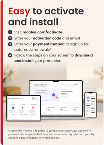 Miniatura 7 de McAfee Privacy & Identity Guardian 1-User 2026 Cybersecurity Software for Personal Data Protection from Identity Theft with AI Text Scam Detection