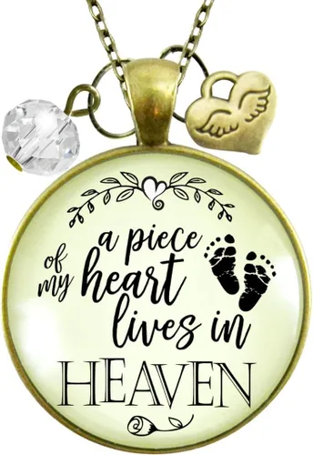 Miniatura 9 de Gutsy Goodness Miscarriage Necklace Comforting Sentimental Handmade Jewelry For Mom - Pendant, Message Card, Keepsake Gift Box