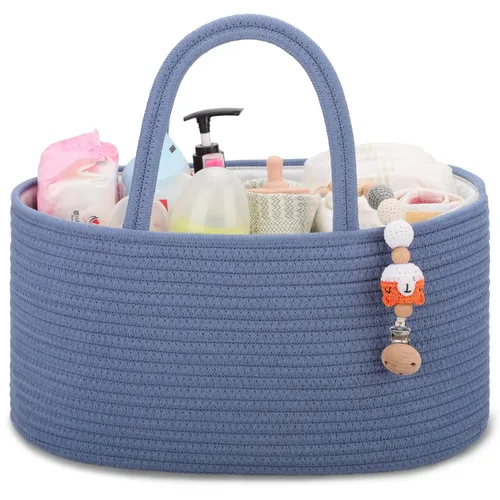 COMSE Organizador de pañales para bebé, organizador de automóvil, organizador de cambio de pañales, cestas de regalo vacías, bolsa de mano portátil