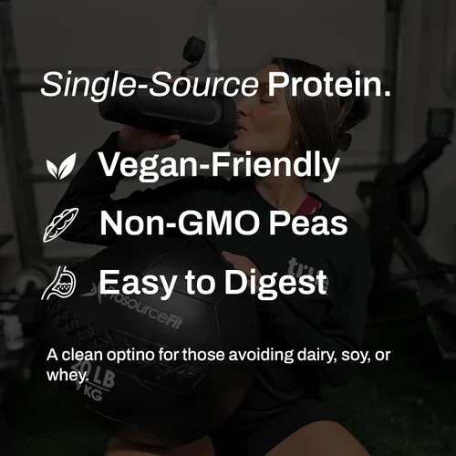 Miniatura 3 de True Nutrition Aislado de proteína de guisante en polvo, 0.88 oz de proteína vegana sin OMG en polvo por porción, bajo en carbohidratos, bajo