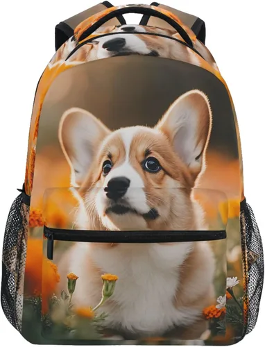 Miniatura 16 de Pfrewn Mochilas para niñas, niños, cachorros, animales, mochila escolar para niños y estudiantes, Pesca de corvina, Moderno