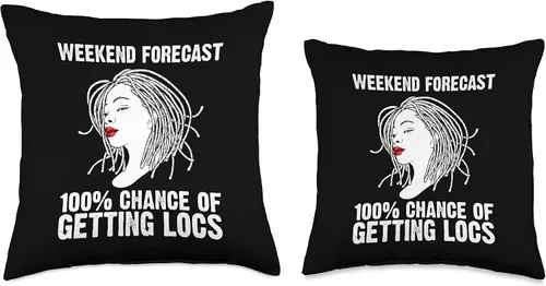 Miniatura 3 de Funny Locs Gift For Women Love Dreadlocks Hair Dreads Lovers Throw Pillow