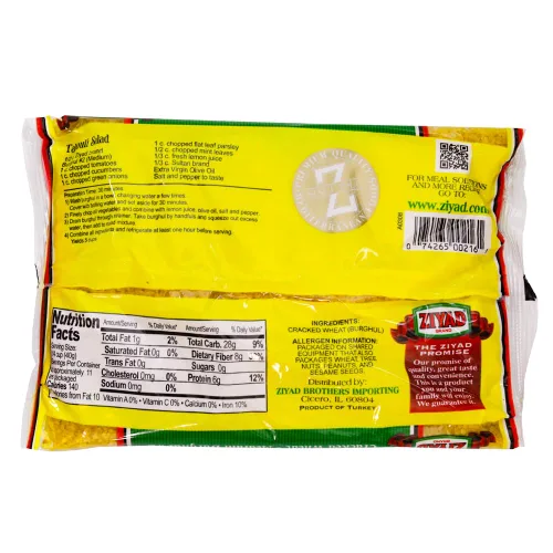 Miniatura 8 de Ziyad Bulgur de trigo agrietado – Grano entero rico en fibra, sabor a nuez y textura masticable – Ideal para tabulé, Kibbeh, curry, sopas
