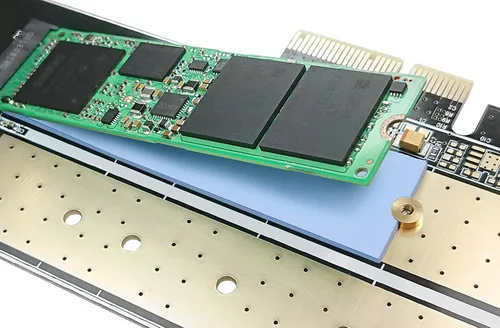 Miniatura 2 de Micro Connectors Micro Connectors M.2 SSD Almohadilla de enfriamiento térmico (NGFFM2-TP2280) Azul