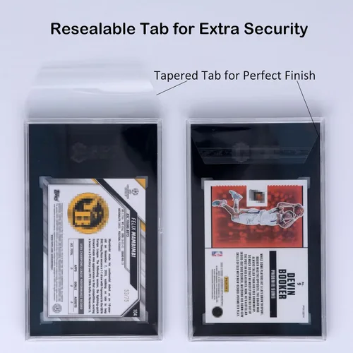 Miniatura 4 de Fundas de tarjeta graduadas resellables para losas de tamaño SGC, fundas de ajuste exacto para losas graduadas de tamaño SGC y similares