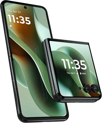 Teléfono celular Motorola Razr Ultra 2025 con cámara de 50 MP, 16/512 GB; desbloqueado y hecho para los Estados Unidos de América, color Escarabajo