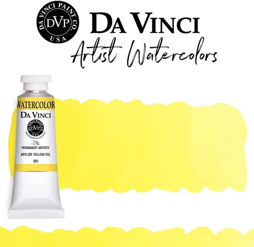 Miniatura 90 de DA VINCI PAINTS Pintura Acuarela Profesional para Artistas, Alizarin Crimson (Quinacridone), 37ml Índigo