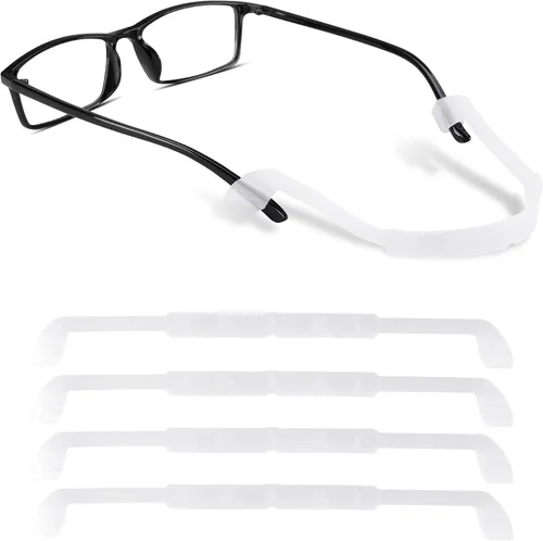 Miniatura 9 de lvvfit Correa de silicona antideslizante para gafas, retenedores para gafas deportivas, correas elásticas suaves para lentes de sol, para niños