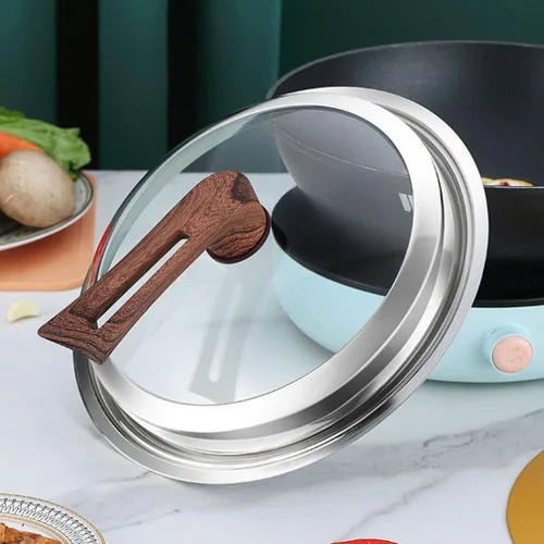 Miniatura 3 de Luxshiny Tapas de repuesto para utensilios de cocina, cubierta universal para ollas de vidrio para freír