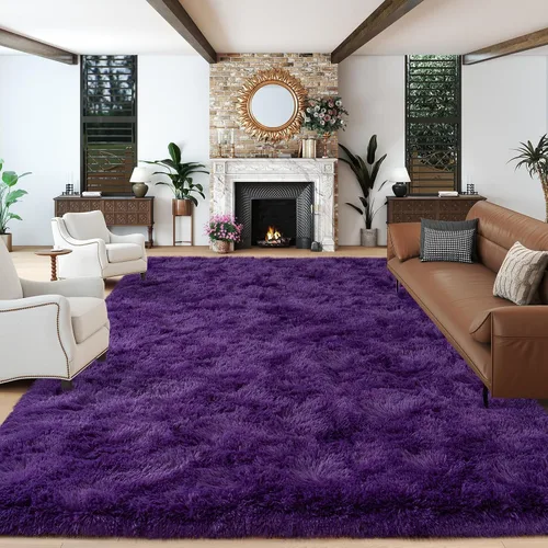 Miniatura 40 de Dssimo - Alfombra superesponjosa para la habitación, alfombra de área moderna, pequeña, suave y acogedora de felpa para niños, niñas y adolescentes
