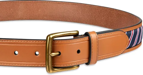 Miniatura 31 de Tommy Hilfiger Men's Fabric Inlay Casual Belt with Classic Harness Buckle