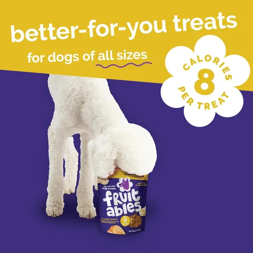 Miniatura 6 de Fruitables Golosinas horneadas para perros, golosinas saludables de calabaza para perros, bajas en calorías y deliciosas, sin trigo, maíz o soja