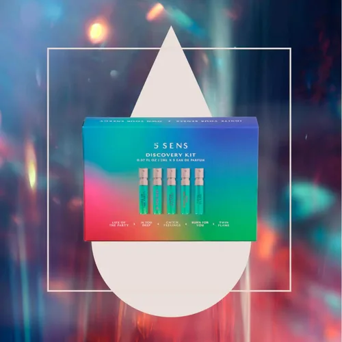 Miniatura 9 de 5 SENS Discovery Kit - Eau de Parfum Travel Spray Set: In Too Deep, Catch Feelings, Life of the Party, Twin Flame & Burn For You - Fragancia fina