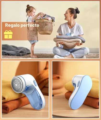 Miniatura 7 de Quitapelusas de tela, removedor de pelusa para ropa, elimina las bolitas de manera efectiva y rápida, quitapelusas para suéteres con cuchillas