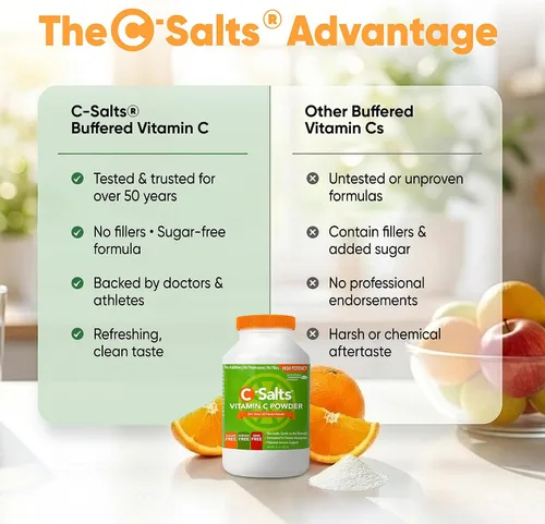 Miniatura 6 de C-Salts Vitamina C mineral ascórbica en polvo, No Model, Blanco, 1, 1