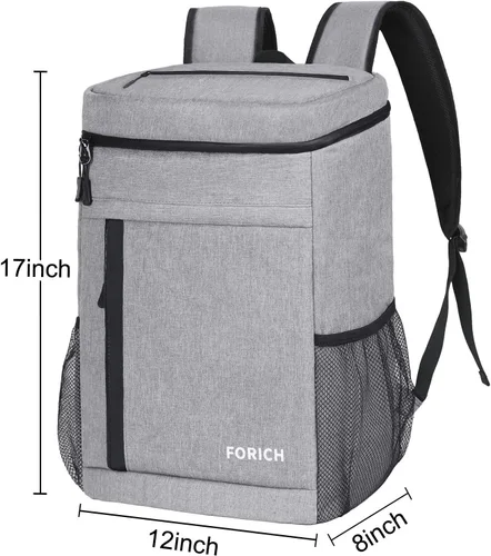 Miniatura 6 de FORICH - Mochila térmica suave, con aislamiento impermeable, a prueba de fugas, mochila portátil de tamaño pequeño para trabajar, almuerzo, viajes