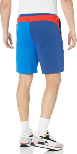 Miniatura 2 de PUMA Pantalones cortos de forro polar para hombre BMW M Motorsport Essentials de 8.6 pulgadas, pantalones cortos casuales con cordón