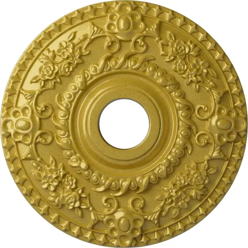 Miniatura 51 de Ekena Millwork CM18RORUS Medallón de techo de rosa, 18.0 in de diámetro exterior x 3.5 in de diámetro interior x 1.4 in de diámetro interior x 1.4