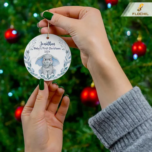 Miniatura 3 de FLOCHIL Adorno personalizado para la primera Navidad del bebé 2023, adorno de la primera Navidad de los bebés 2023, regalo para niños, bebés
