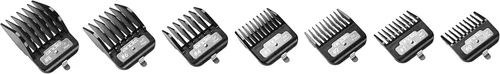 Miniatura 2 de Andis 33640 BG-Series Premium Metal Clip Peine Set – Proporciona cuchillas de corte afiladas con un rendimiento duradero, disponible en 7 tamaños